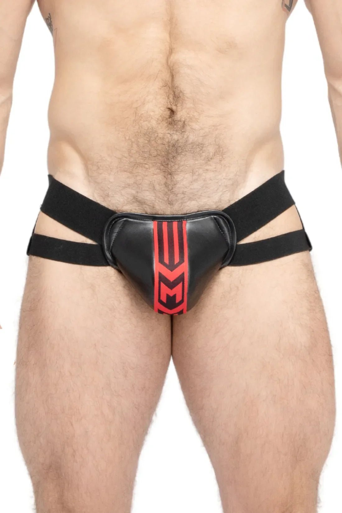 Maskulo Skulla Jock Black/Red, a fashionable accessory for men, available from the Maskulo Global (EU) online store.