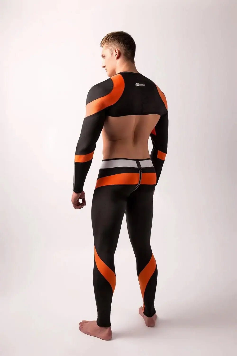 Youngero. Crop Top. Long Sleeves. Orange Neon - Maskulo - MTP154-Y1 - Maskulo EU Global Online Store
