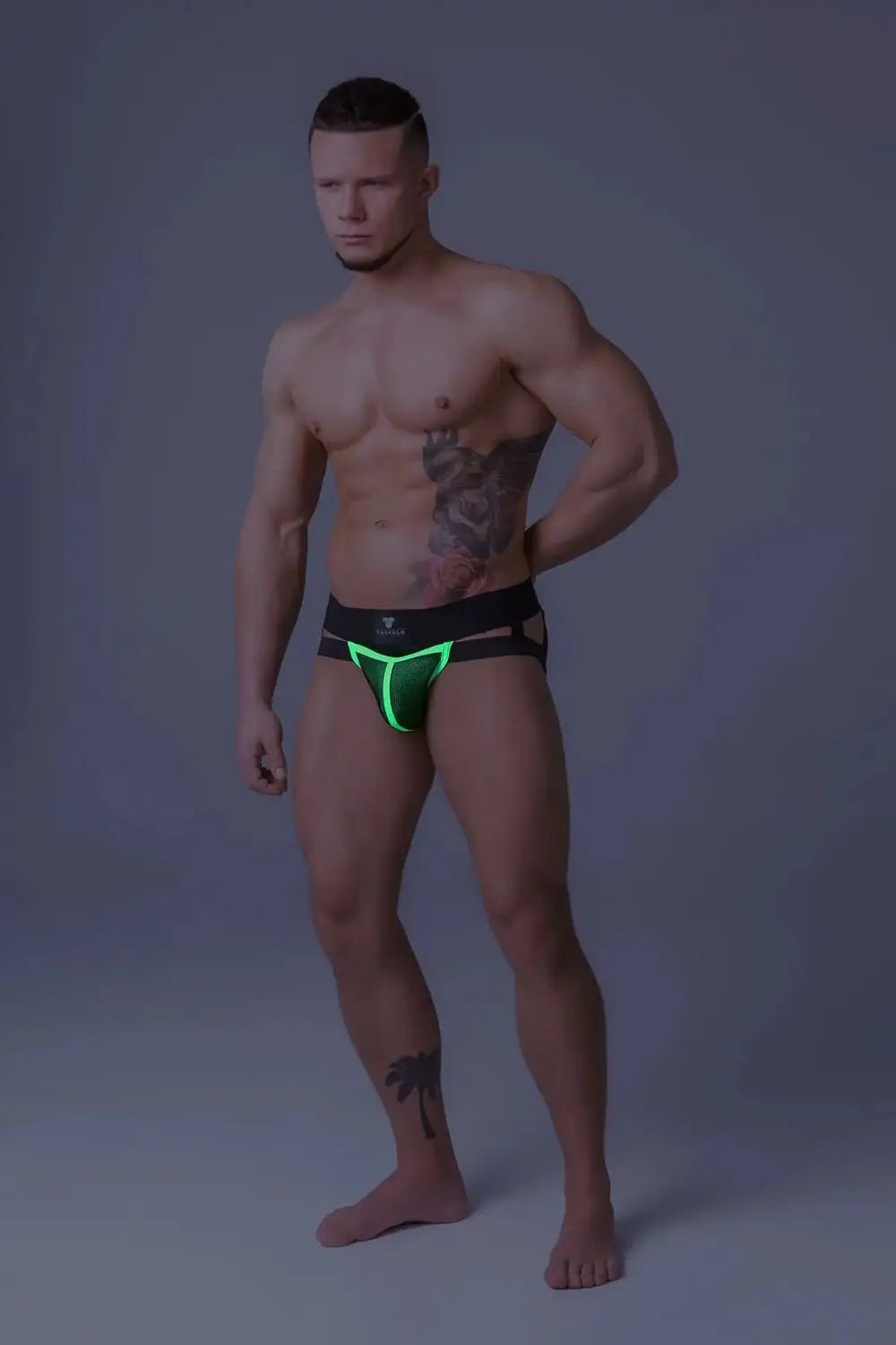 Youngero. Jockstraps. Mesh Codpiece. Neon - Maskulo - MJS164-Y1 - Maskulo EU Global Online Store