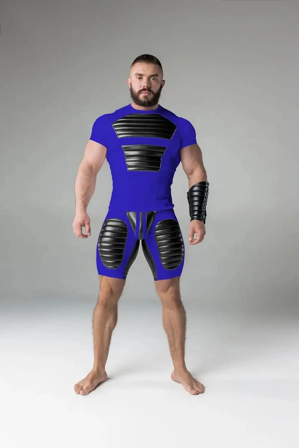 Armored. T-Shirt. Front Pads. Blue Royal - Maskulo - MTS108-Y1 - Maskulo EU Global Online Store
