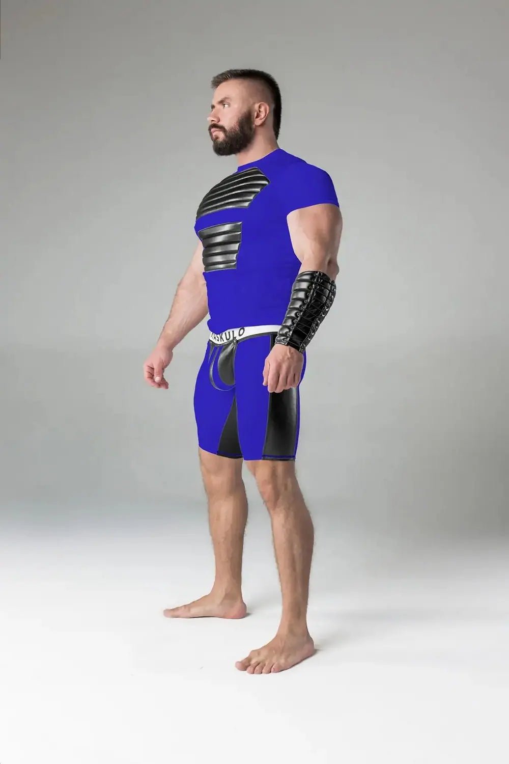 Armored. T-Shirt. Front Pads. Blue Royal - Maskulo - MTS108-Y1 - Maskulo EU Global Online Store