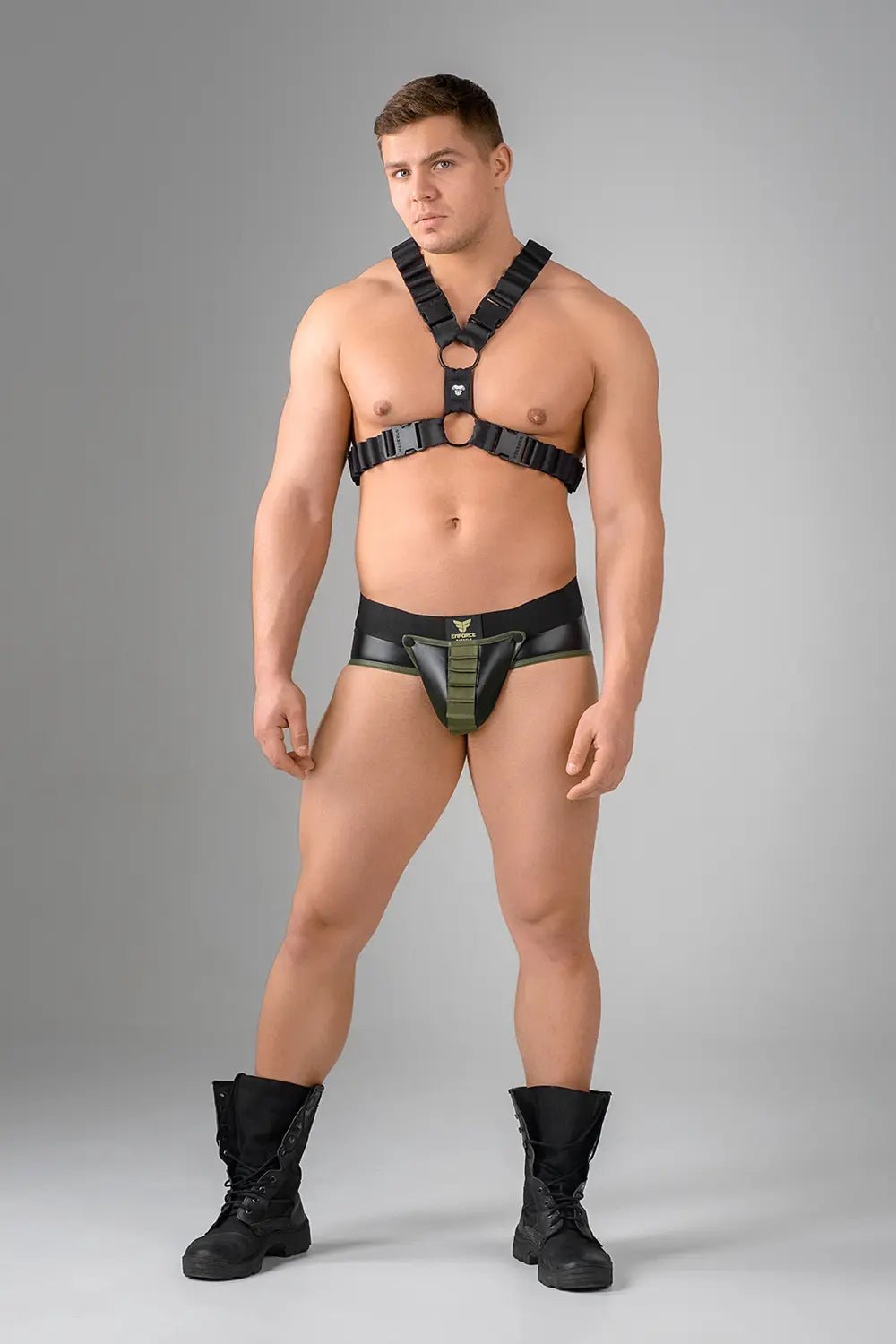 EnForce. Shot Belt Codpiece Briefs. Open Rear - Maskulo - MBR179-Y1 - Maskulo EU Global Online Store