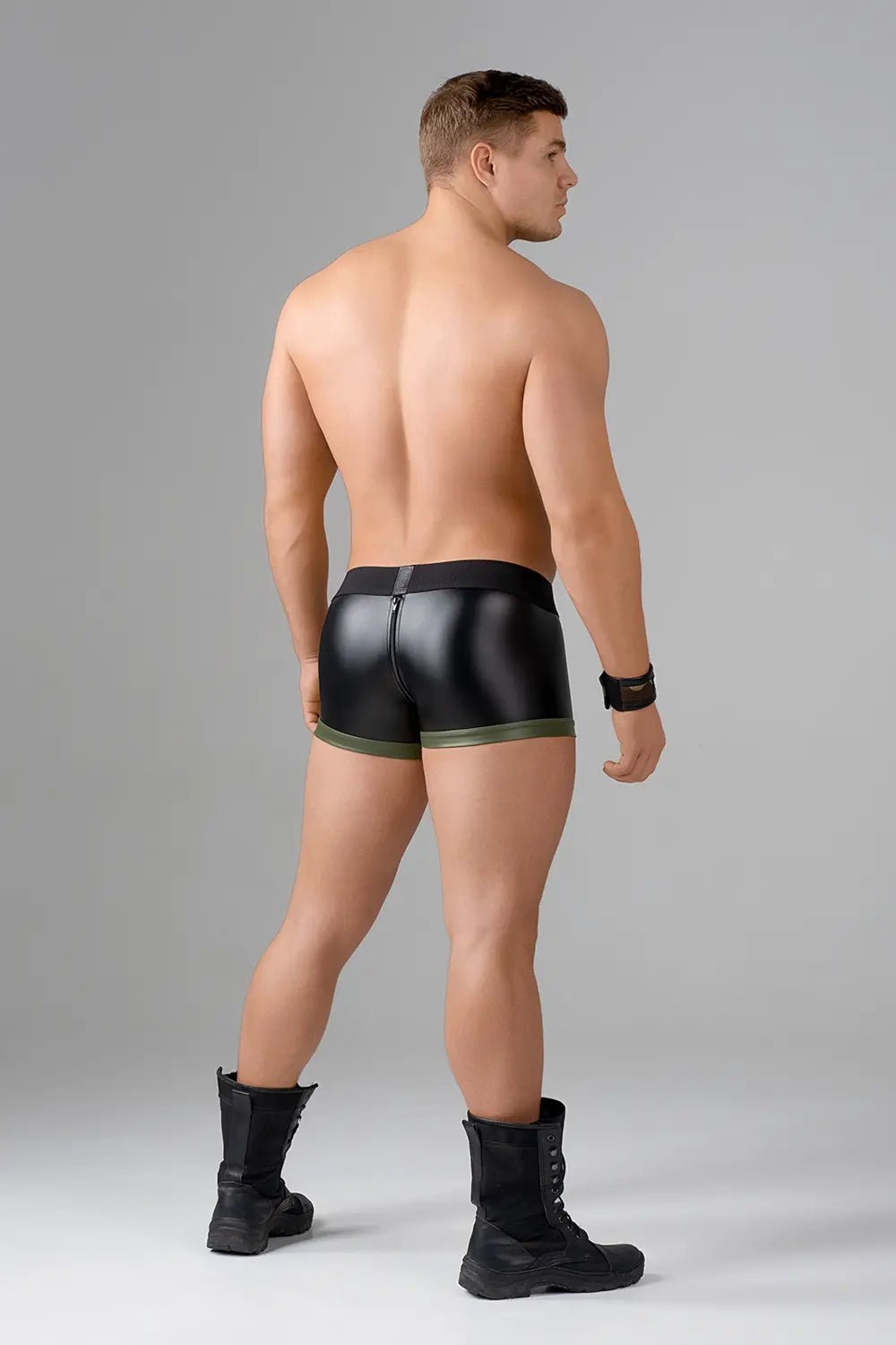 EnForce. Shot Belt Codpiece Trunks. Zipped Rear - Maskulo - MTR106-Y1 - Maskulo EU Global Online Store