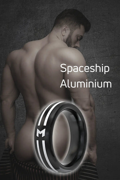 Maskulo M Cock Ring Black Design. Durable and stylish black cock ring from Maskulo Global (EU) Store, shipped from the EU. Perfect accessory.