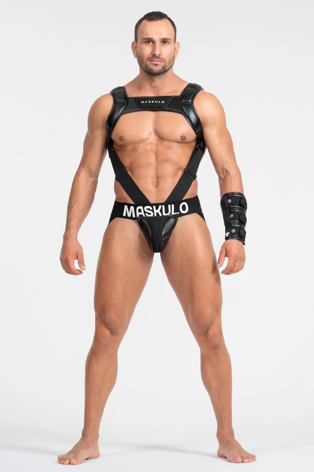 Black body harness with push-up effect, size XL (MHR121-Y4) from Maskulo Global (EU) online store. Price €131.