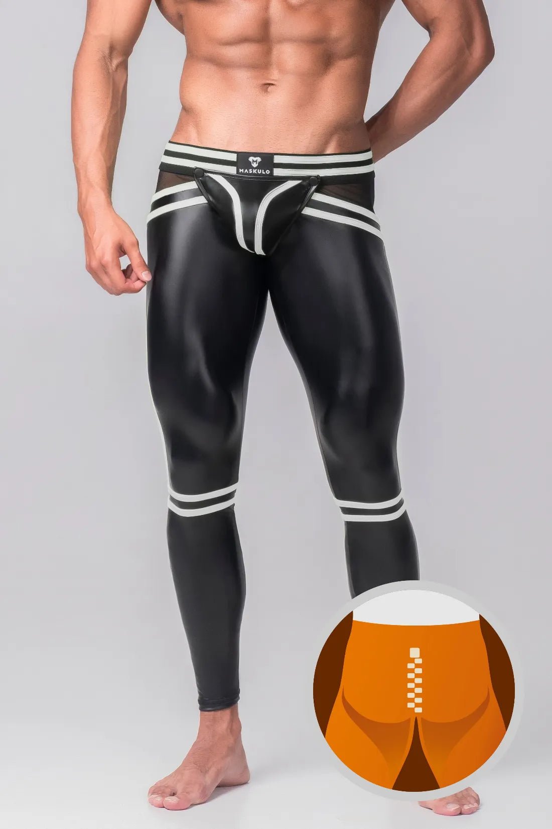 Maskulo Black and White Neon Men&