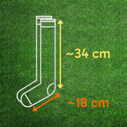 Maskulo long socks with black and red stripes. Stylish and comfortable socks for men from the Maskulo Global (EU) online store.