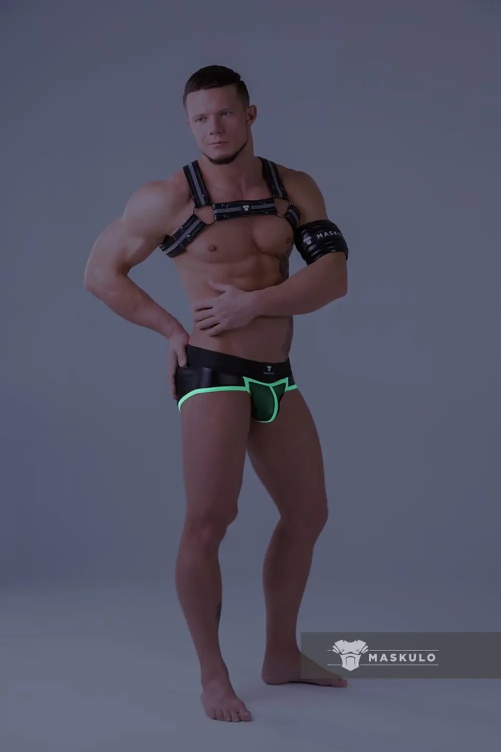 Youngero. Briefs. Mesh Codpiece. Regular Rear. Neon - Maskulo - MBR157-Y1 - Maskulo EU Global Online Store