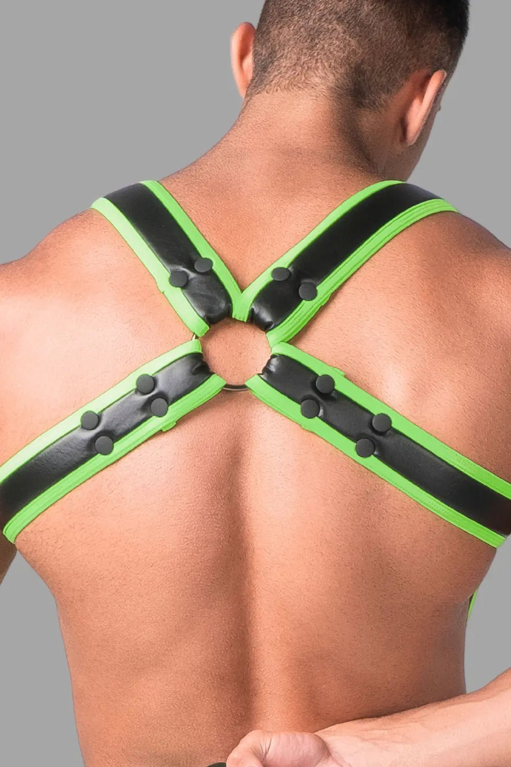 Youngero Generation Y. Body Harness with Cockring. Green Neon - Maskulo - MHR197-Y1 - Maskulo EU Global Online Store